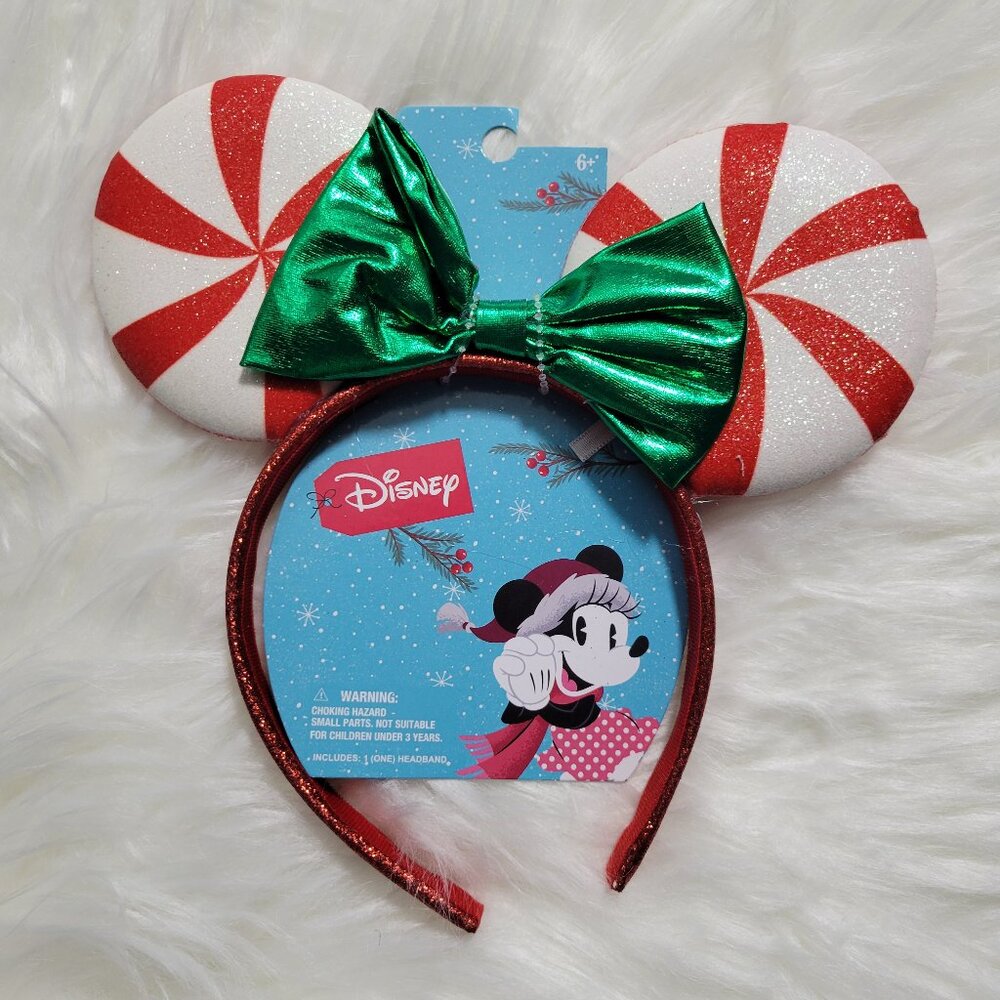 Disney Peppermint Winter Minnie Ears